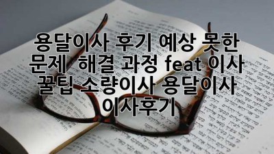 🚚💨 용달이사 후기: 예상 못한 문제 & 해결 과정 (feat. 이사 꿀팁) #소량이사 #용달이사 #이사후기